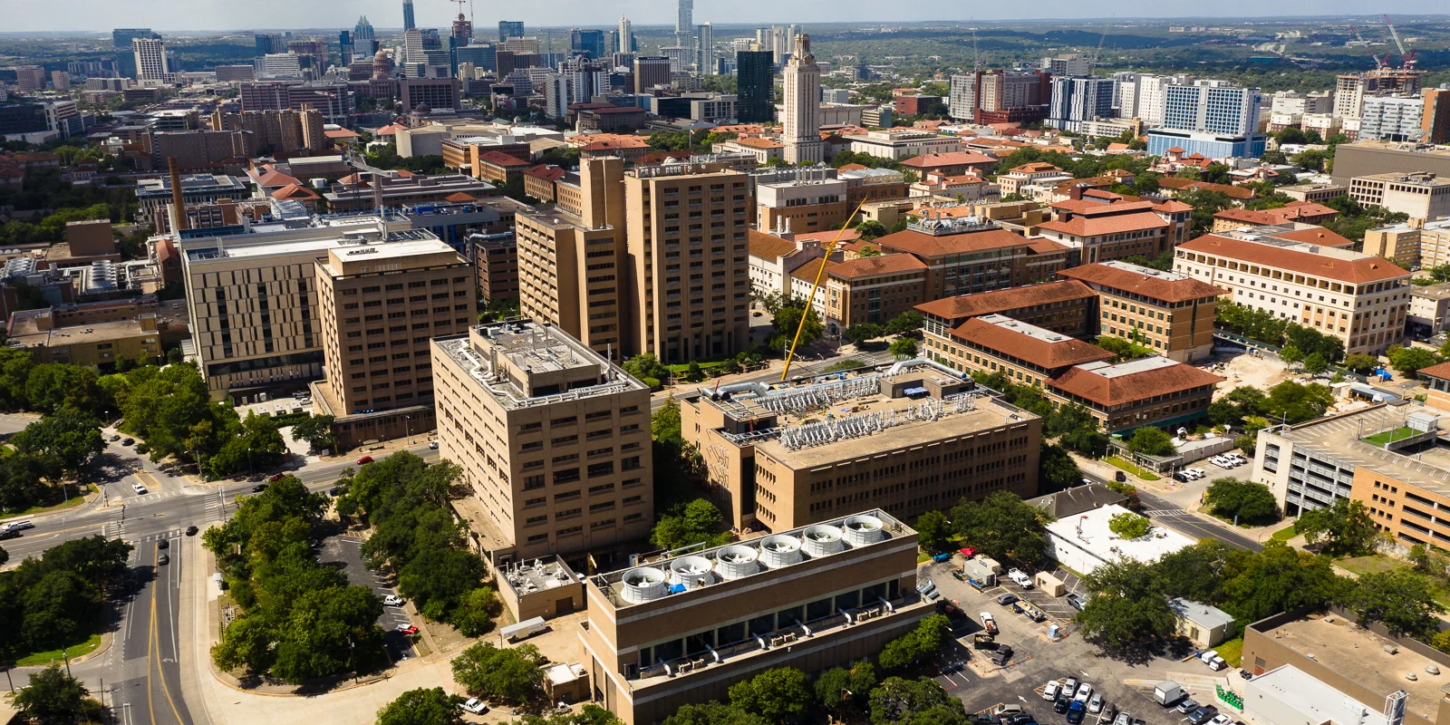 Aerial View of Buildings